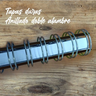 Cuaderno A4 tapa dura pentagramado 7160 "Rolling": anillado