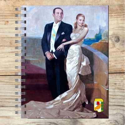 Cuaderno modelo 1601 "Retrato de Eva": tapa