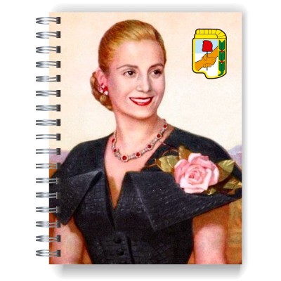 Cuaderno tapa dura modelo 1612 Retrato de Evita