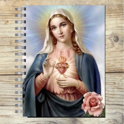 Cuaderno modelo 1605 "Virgen María": tapa