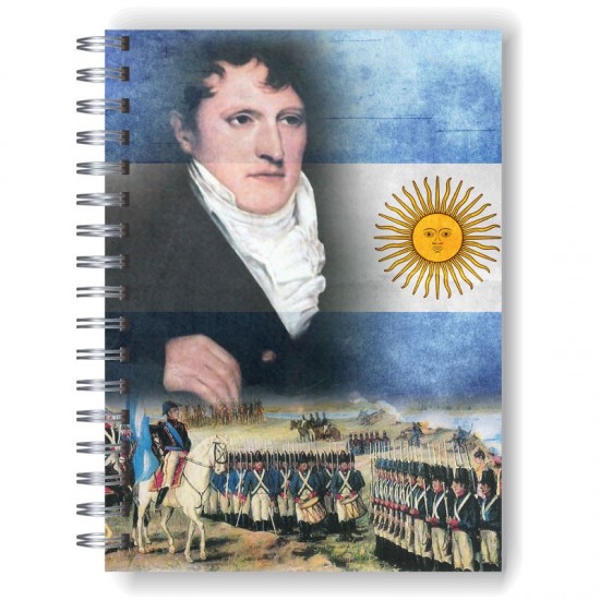 Cuaderno modelo 1610 tapa dura Manuel Belgrano