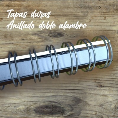 Cuaderno tapa dura "Tesla" modelo 1607: anillado