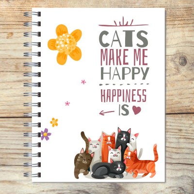 Cuaderno tapa dura Modelo 966 "Cats": tapa