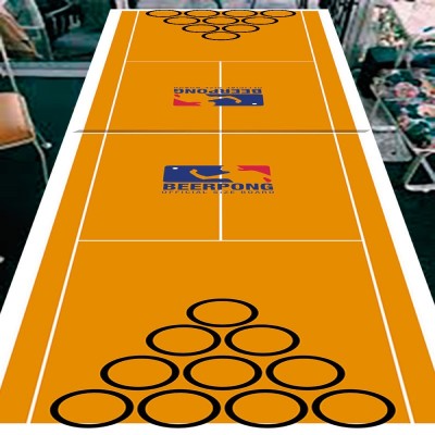 Lona Medida Oficial Juego Beerpong Tenis 244 X 61 Cms. Personalizable