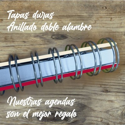 Agenda 2022 tapa dura mod. 6521 "Chagall Cat in Paris": anillado