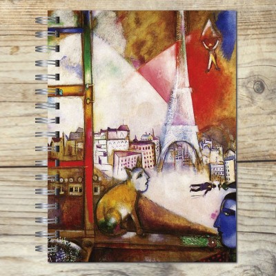 Cuaderno Modelo 1533 "Chagall´s cat in Paris": tapa