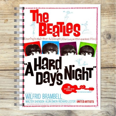 Cuaderno tapa dura Modelo 1066 "A hard days night": tapa