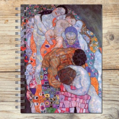 Cuaderno tapa dura Modelo 1538 "Klimt  Vida y Muerte": tapa