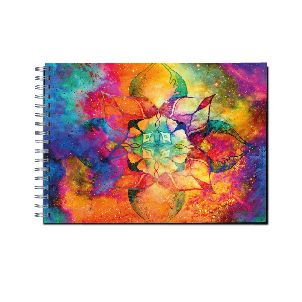 Cuaderno horizontal tapa dura de dibujo modelo 7810 "Ornamental Mandala"