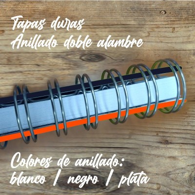 Agenda tapa dura mod. 5035 "Diversity "  en caja para regalo: anillado