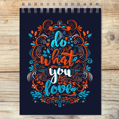 Libreta anillada Modelo 6002 "Do what you love": tapa