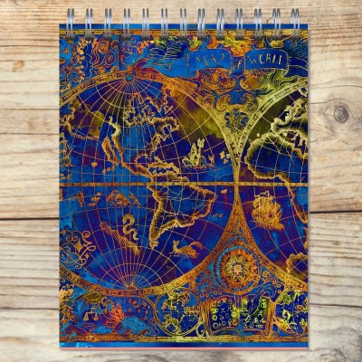Libreta anillada Modelo 6006 "Old map": tapa