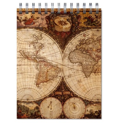Libreta anillada Modelo 6007 "Old map 2"