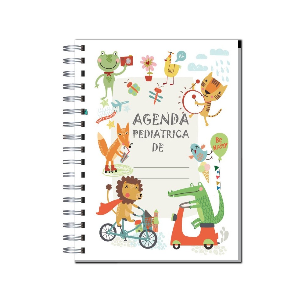 Agenda Pediátrica tapa dura mod. 9006 en caja para regalo