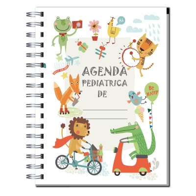 Agenda Pediátrica tapa dura mod. 9006 en caja para regalo