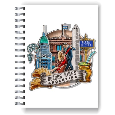 Cuaderno tapa dura Buenos Aires