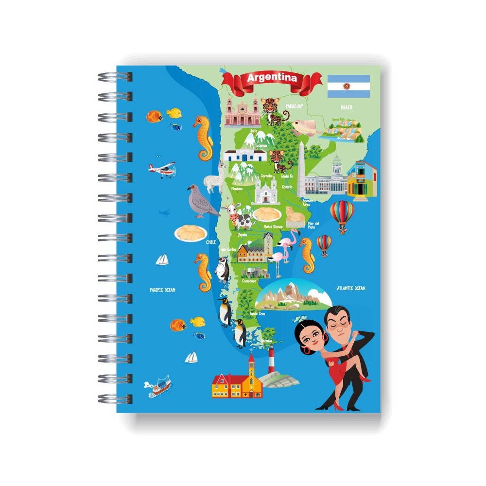 Cuaderno tapa dura Modelo 0963 "Argentina" Cuaderno tapa dura Modelo 0963 "Argentina"