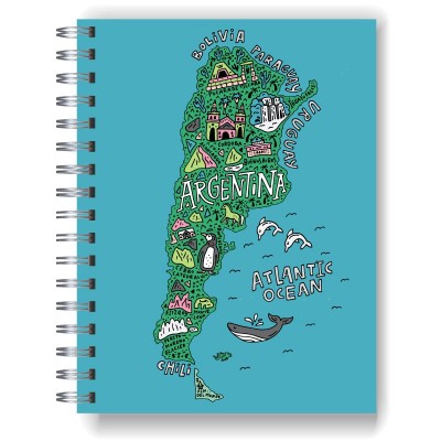 Cuaderno tapa dura Modelo 0961 "Argentina 2"