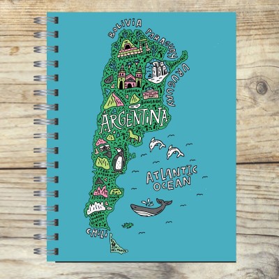 Cuaderno tapa dura Modelo 0961 "Argentina 2"