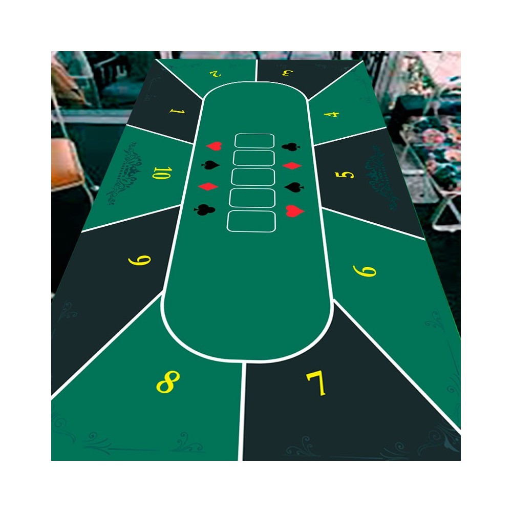 Lona paño Poker 150 x 75 cms. personalizable Lona paño Poker 150 x 75 cms. personalizable