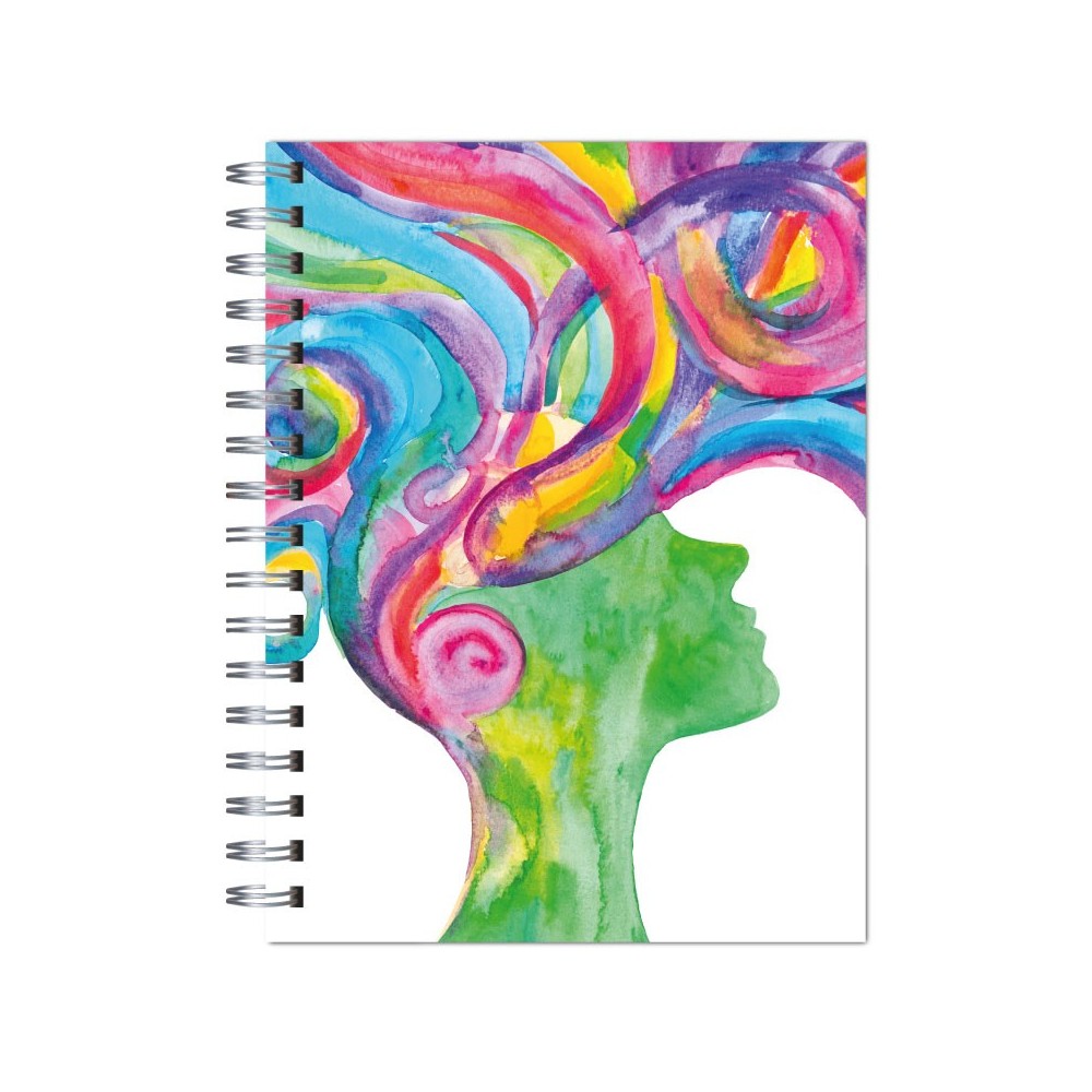 Cuaderno tapa dura Modelo 0958 "Colorful woman"
