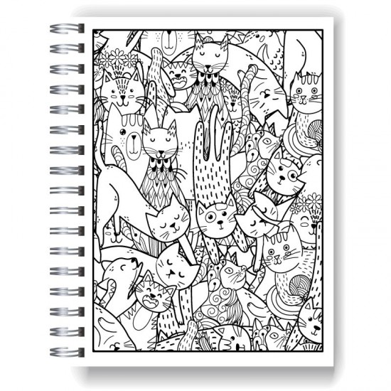 Cuaderno tapa dura Modelo 0959 "Cats"