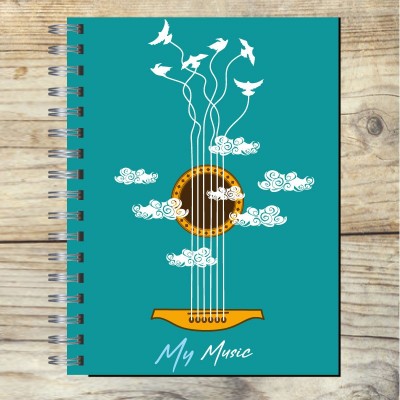 Cuaderno A4 tapa dura pentagramado 7102