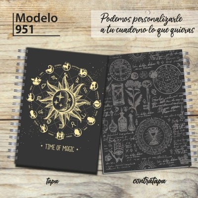 Cuaderno tapa dura Modelo 0951 "Zodiac 4"