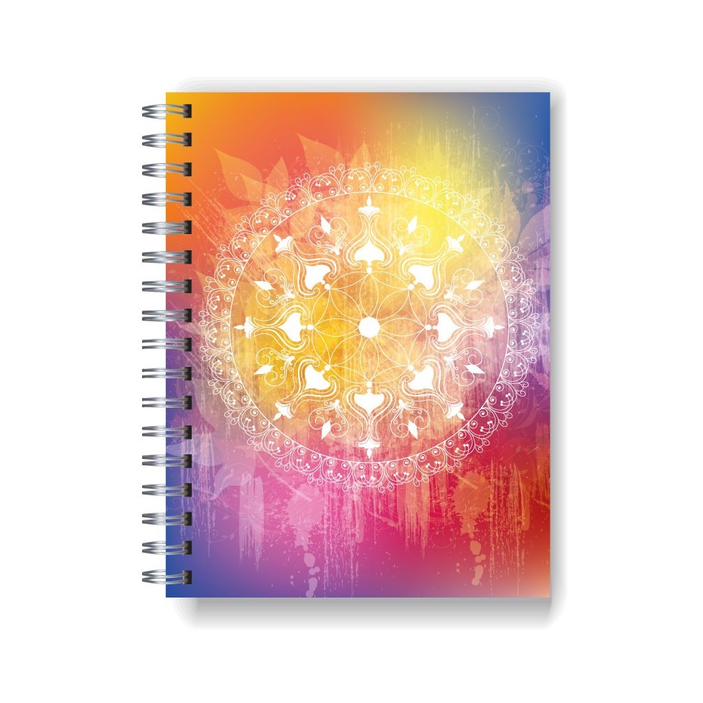 Cuaderno tapa dura Modelo 0948 "Rainbow Mandala" Cuaderno tapa dura Modelo 0948 "Rainbow Mandala"