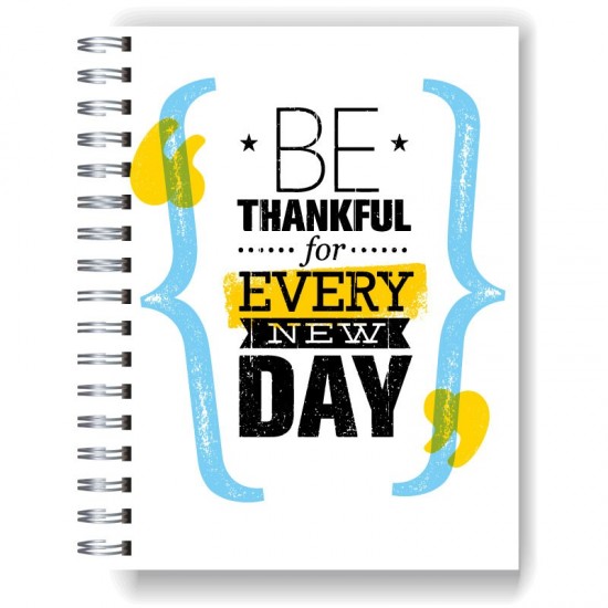 Cuaderno tapa dura Modelo 0945 "Be Thankful"