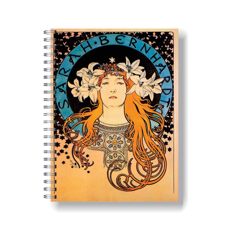 Cuaderno Alphonse Mucha Sarah Bernhardt