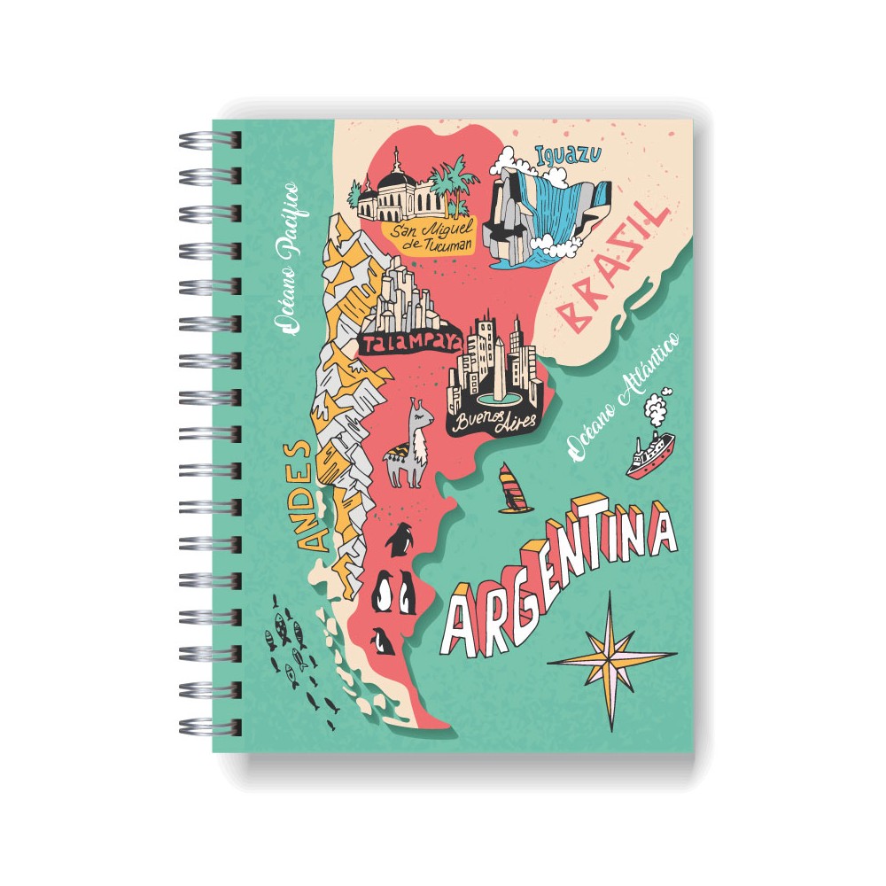 Cuaderno tapa dura Modelo 944 "Argentina"
