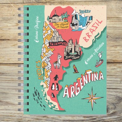 Cuaderno tapa dura Modelo 944 "Argentina"