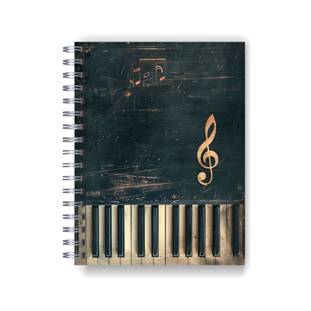 Cuaderno A4 tapa dura pentagramado 7078 Cuaderno A4 tapa dura pentagramado 7078