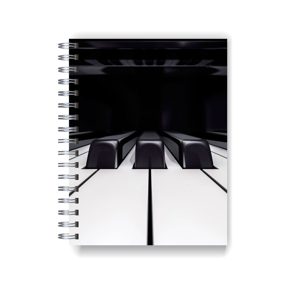 Cuaderno A4 tapa dura pentagramado 7073