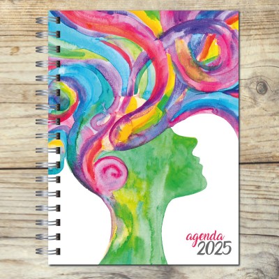Agenda 2025 tapa dura mod. 5023 "Woman" en caja para regalo