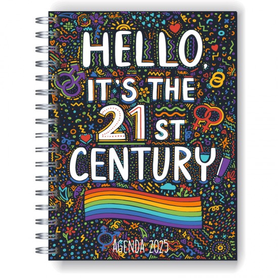 Agenda 2025 tapa dura mod. 5035 "Diversity" en caja para regalo