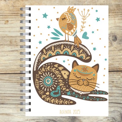 Agenda 2025 tapa dura mod. 5103 "Make it worth" en caja para regalo