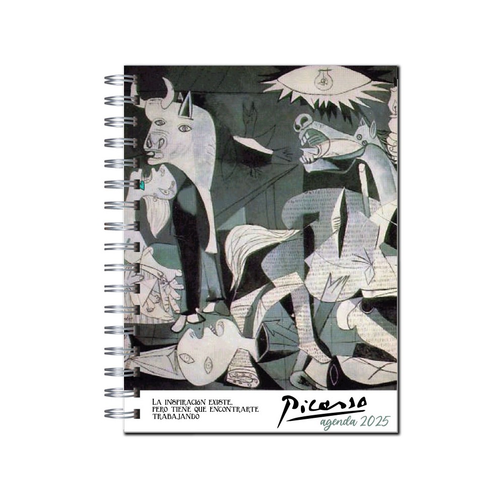 Agenda 2025 tapa dura mod. 6506 "Guernica" de Pablo Picasso en caja para regalo Agenda 2025 tapa dura mod. 6506 "Guernica" de Pablo Picasso en caja para regalo