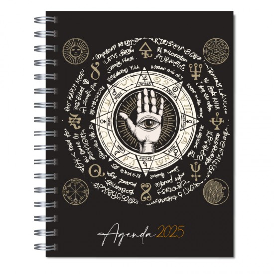Agenda 2025 tapa dura mod. 5018 "Zodiac 2" en caja para regalo