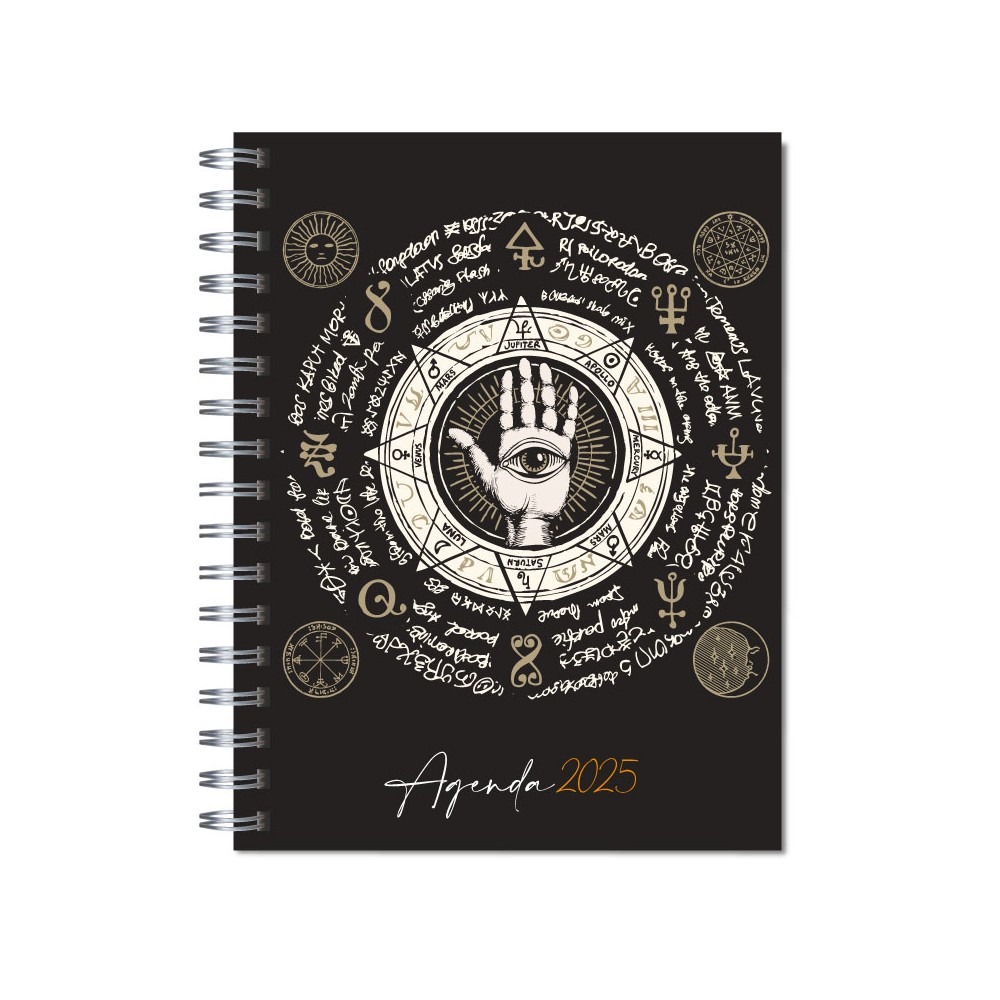 Agenda 2025 tapa dura mod. 5018 "Zodiac 2" en caja para regalo Agenda 2025 tapa dura mod. 5018 "Zodiac 2" en caja para regalo