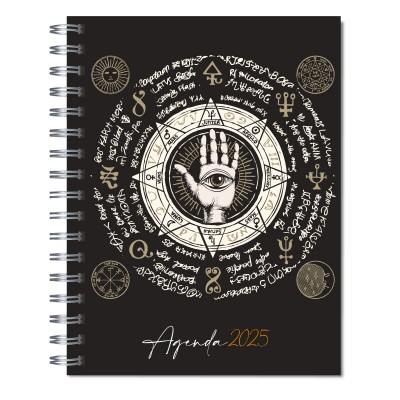 Agenda 2025 tapa dura mod. 5018 "Zodiac 2" en caja para regalo