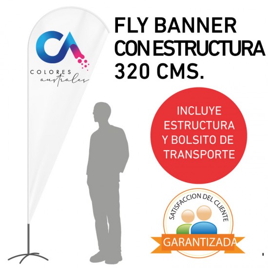 Fly Banner 320 cms.