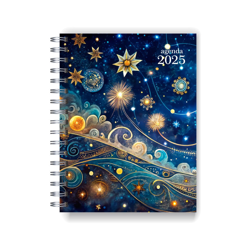 Agenda 2025 tapa dura mod. 4999 "Universe" en caja para regalo Agenda 2025 tapa dura mod. 4999 "Universe" en caja para regalo