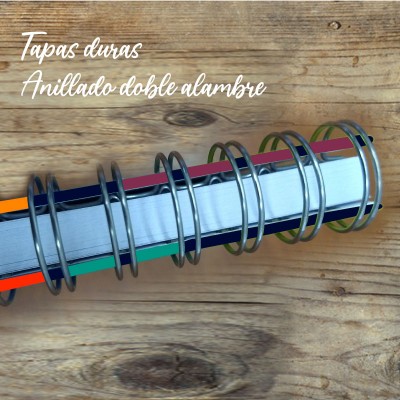 Agenda 2025 tapa dura mod. 4996 "Wavy lines" en caja para regalo