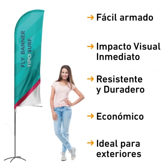 Fly Banner Surf 320 cms.